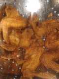 Alas de pollo fritas