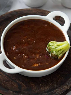 A picture of Black pepper sauce (Asian style).