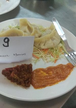 A picture of Paneer momos.