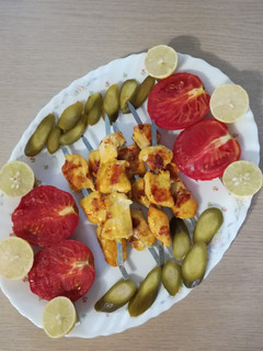 عکسی از دستور جوجه کباب