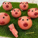 造型饅頭~粉紅豬豬