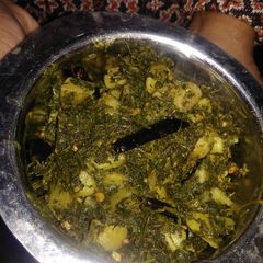 A picture of Aalu methi.