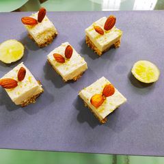 A picture of Dry fruits lemon bar(frozen desserts).
