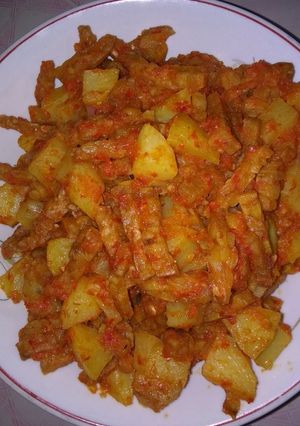 Foto resep Sambal tempe dan kentang