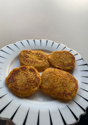 Foto principal de Burger de boniato y pollo BLW