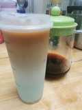 Cold brew mint latte