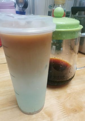 รูปของ Cold brew mint latte