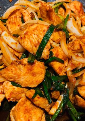 รูปของ ไก่ผัดน้ำพริกเผา