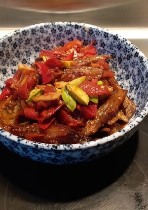 Foto resep Sambal ikan asin pete