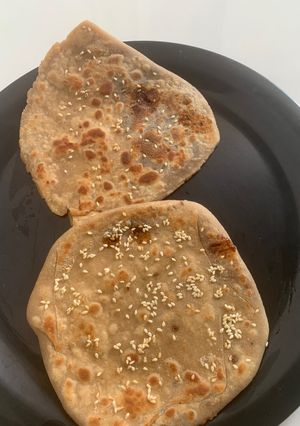 A picture of Jaggery Paratha.
