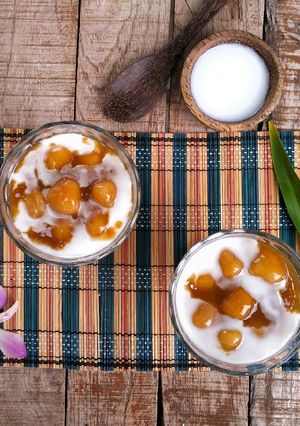 Foto resep Bubur Candil Ubi Oranye