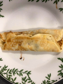 Una foto de Crepes caseros con chocolate