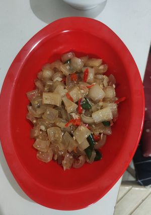 Foto resep Oseng Kikil Cabai Ijo