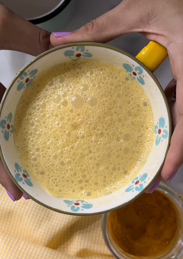 Una foto de Leche dorada