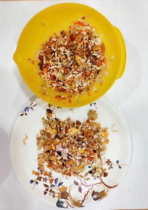 A picture of Chinese Bhel Indian Style.