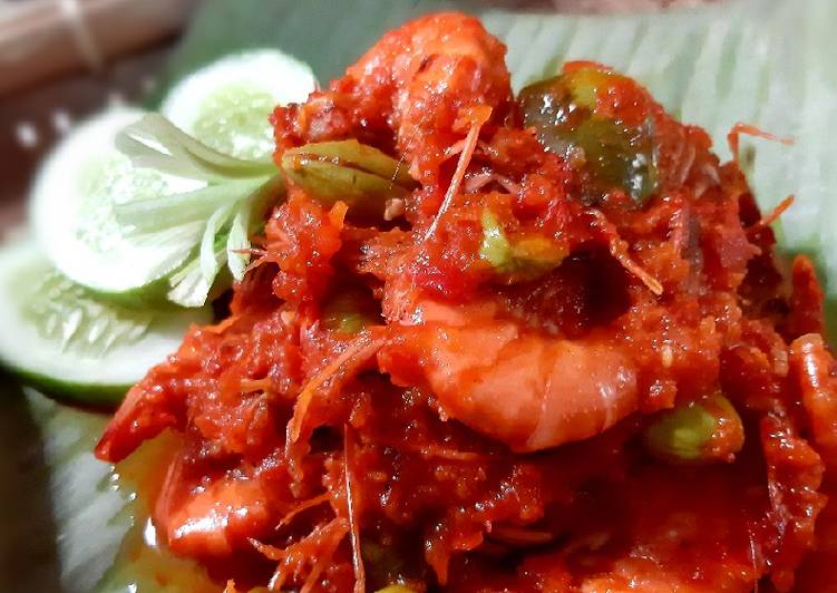 Resep Balado Udang Petai, Enak Banget