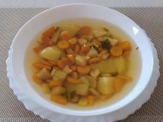 Hamis húsleves cukkíni bélből # gluténmentes
