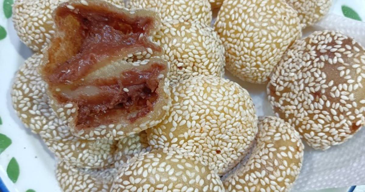 Onde Onde Isi Kacang Merah Onde Onde Isi Kacang Merah