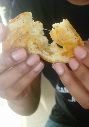 A picture of Cheese stuffed pretzels.