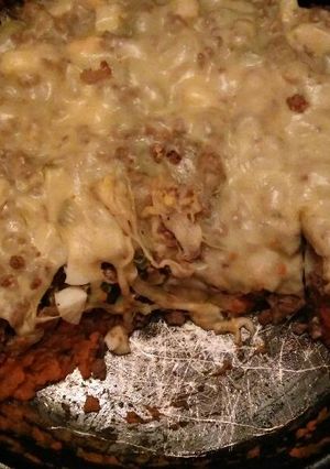 Una foto de Pastel de carne con puré de boniato