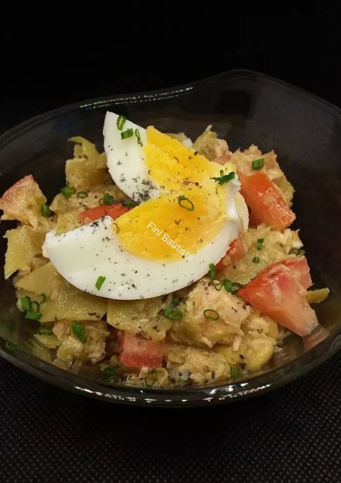 Una foto de Ensalada de judías verdes