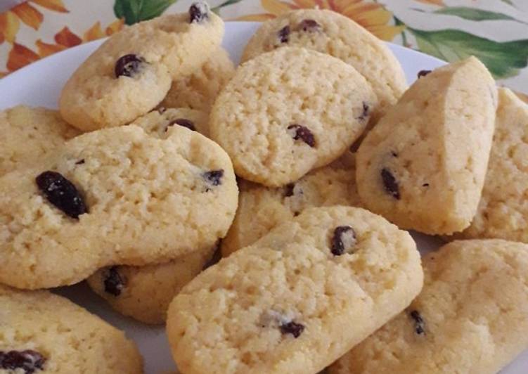 Biscotti di mais e uvetta🍪