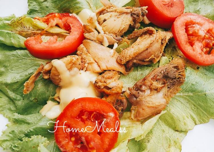 Steps to Prepare Any-night-of-the-week Chicken lettuce wraps