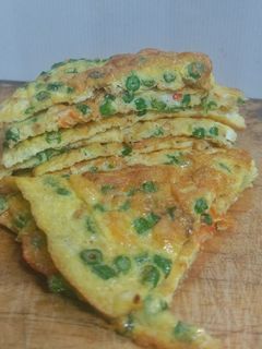 Foto resep Dadar Telur & Kacang Panjang Pedas