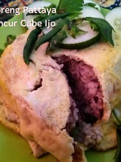 Foto resep Nasi Goreng Pattaya Kencur Teri Cabe Ijo