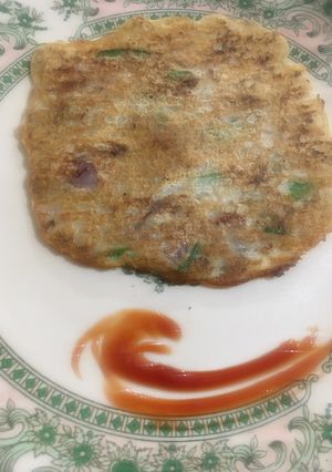 A picture of Suji ka chilla.