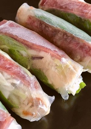 Hình của món Bò Bía.