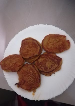 A picture of Sweet potato pancakes.