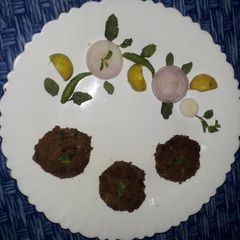A picture of Veg Shami Kababs.