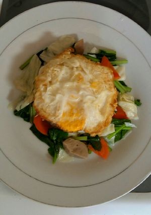 Foto resep Nasi capcay