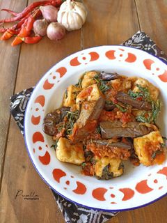 Foto resep Balado Terong Tahu Kemangi