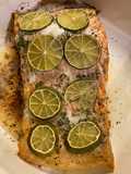 Baked Cilantro Lime Salmon