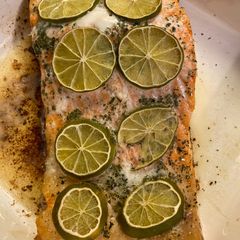 A picture of Baked Cilantro Lime Salmon.