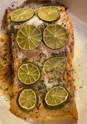 A picture of Baked Cilantro Lime Salmon.