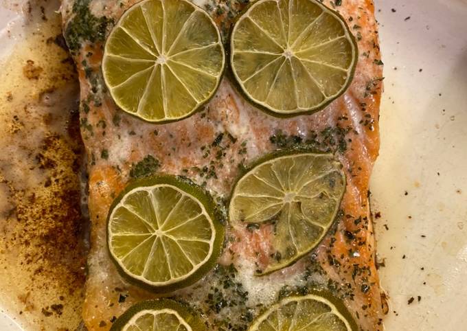 Baked Cilantro Lime Salmon