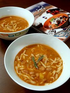 عکسی از دستور 🇮🇹پاستا و لوبیا (Pasta & beans) (وگان)
