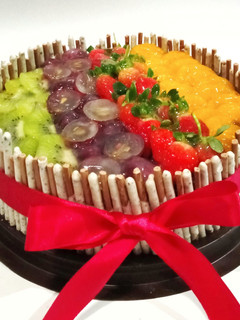 Foto resep Puding Cokelat Buah 🍓🥝🍇🍊