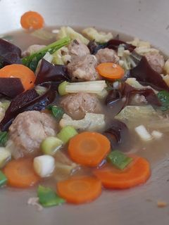 Foto resep 25. Bakso Sayur Kuah