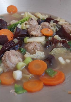 Foto resep Bakso Sayur Kuah