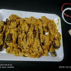 A picture of Curd brinjal.