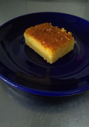 Una foto de Bizcochuelo de naranja esponjosa