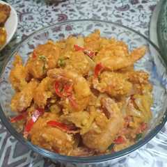 รูปของ Udang Goreng Telur Asin