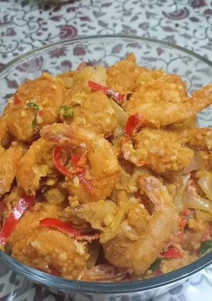 Foto resep Udang Goreng Telur Asin