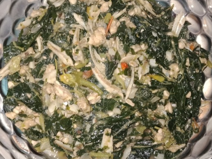 Resep Tumis daun paya, teri, tempe besengek, Enak Banget