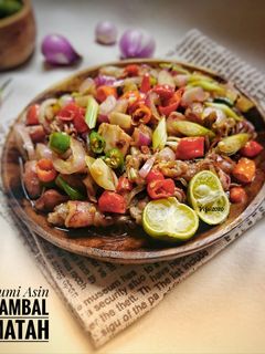 Foto resep Cumi Asin Sambal Matah