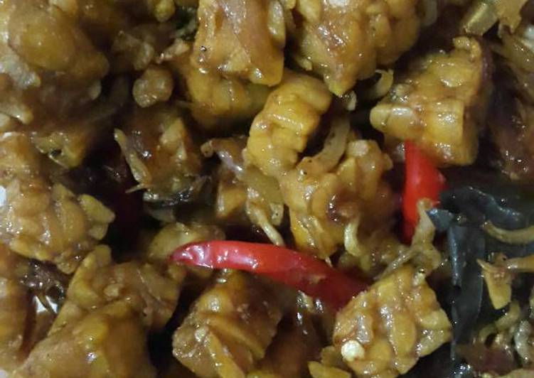 Resep Oreg tempe teri medan, Lezat Sekali
